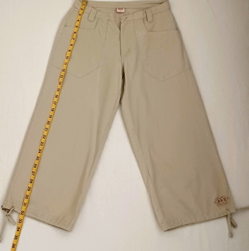Linen Cotton Capris, size S - Picture 9 of 10